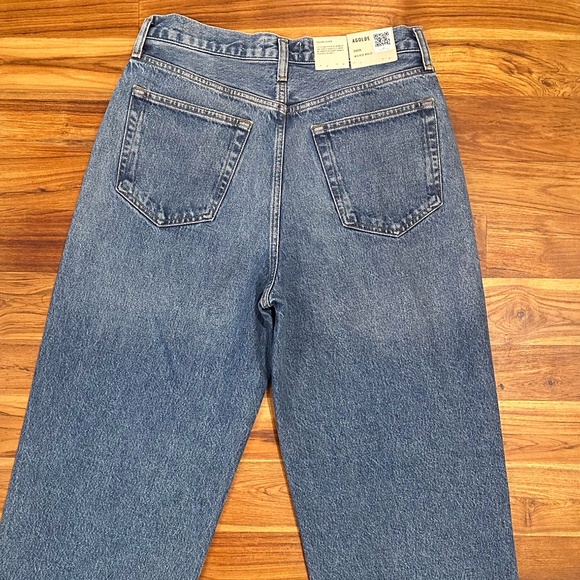 NWT! Agolde Dara Mid Rise Baggy in Pattern Size 27 - Picture 8 of 14